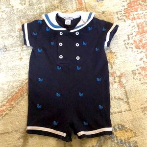 Adorable whale 🐳 romper 12 months